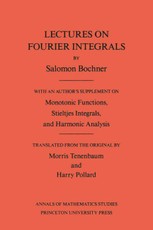 Lectures on Fourier Integrals. (AM-42)