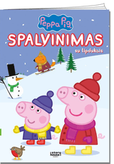 Peppa Pig. Kiaulytė Pepa: spalvinimas su lipdukais