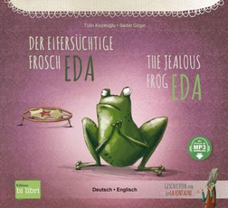 Der eifersüchtige Frosch Eda (Deutsch-Englisch)