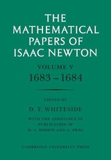The Mathematical Papers of Isaac Newton: Volume 5, 1683-1684