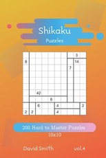 Shikaku Puzzles - 200 Hard to Master Puzzles 10x10 vol.4