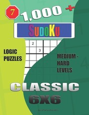 1,000 + Sudoku Classic 6x6