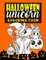 Halloween Unicorn Coloring Book