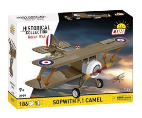 Blocks konstruktorių rinkinys – Sopwith F.1 Camel (lėktuvas)