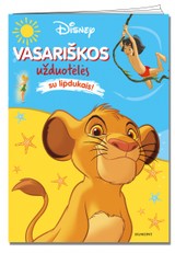 Disney. Vasariškos užduotėlės su lipdukais