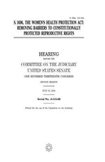 S. 1696, the Women's Health Protection Act