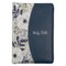 KJV Holy Bible, Thinline Large Print Faux Leather Red Letter Edition - Thumb Index Ribbon Marker, King James Version, Blue Printed Floral, Zipper Closure