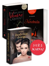 3 už 2 kainą! Intriguojantys lietuvių autorių meilės romanai: Juodvilkio dvaras (naujiena!) + Netobula + Purpuriniai Veneros labirintai 3 už 2 kainą! Intriguojantys lietuvių autorių meilės romanai: Juodvilkio dvaras (naujiena!) + Netobula + Purpuriniai Veneros labirintai