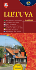 Lietuva. Kelių žemėlapis 1:600 000