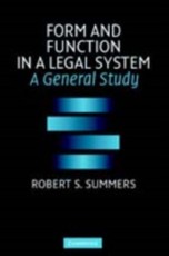 Form and Function in a Legal System