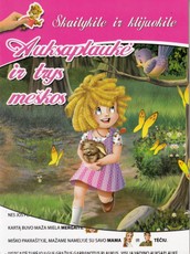 Auksaplaukė ir trys meškos. Skaitykite ir klijuokite