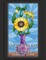 Stained Glass Flower Coloring Books