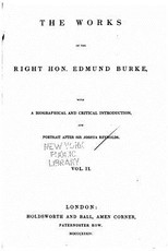 The Works of the Right Hon. Edmund Burke - Vol. II