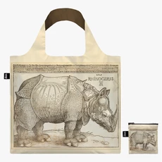 LOQI pirkinių krepšys „ALBRECHT DUERER Rhinocerus Recycled Bag“