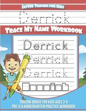 Derrick Letter Tracing for Kids Trace my Name Workbook