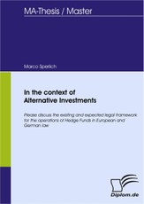 In the context of Alternative Investments