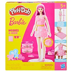 PLAY-DOH BARBIE Rinkinys „Širdelės ir šukuosenos“