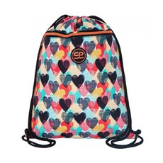 Krepšelis sportinei aprangai COOLPACK CHOCOLOVE, 33x40 cm, margas