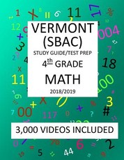 4th Grade VERMONT SBAC, 2019 MATH, Test Prep
