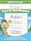 Aden Letter Tracing for Kids Trace my Name Workbook