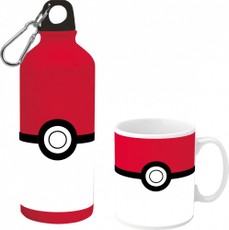 Aliuminė gertuvė 500 ml su puodeliu — rinkinys Pokémon