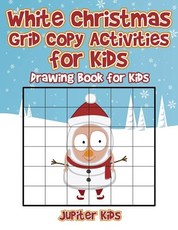 White Christmas Grid Copy Activities for Kids