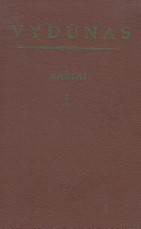 Vydūnas. Raštai I tomas