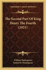 The Second Part of King Henry the Fourth (1921)