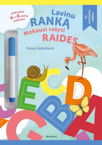 Lavinu ranką. Mokausi rašyti raides | Knygos.lt