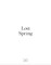 Lost Spring