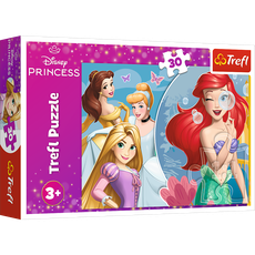 TREFL DISNEY PRINCESS dėlionė „Princesės", 30 det. TREFL DISNEY PRINCESS dėlionė „Princesės", 30 det.
