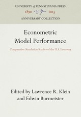 Econometric Model Performance
