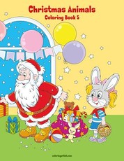 Christmas Animals Coloring Book 5