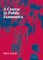 A Course in Public Economics