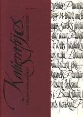 Kaligrafijos sąsiuviniai 2006, 1(1)