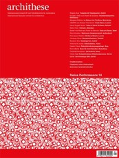 archithese. Internationale Zeitschrift und Schriftenreihe für Architektur