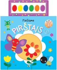 Piešiame pirštais 1. Su vandens dažais