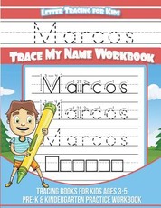 Marcos Letter Tracing for Kids Trace my Name Workbook