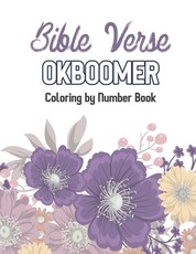 Bible Verse OkBoomer Coloring by Number Book