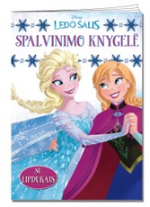 Ledo šalis. Spalvinimo knygelė