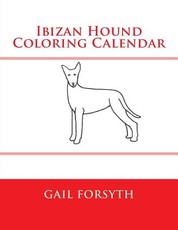 Ibizan Hound Coloring Calendar