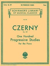 Carl Czerny 100 Progressive Studies Without Octaves, Op. 139 Schirmer Classics Vol. 153 Piano Technique Songbook Late Intermediate Method and Sheet Music Classical Instruction Book