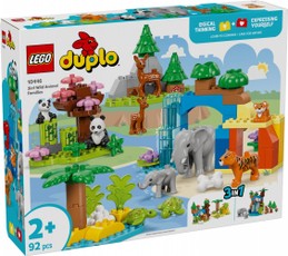 DUPLO 10446 3in1 Laukiniai gyvūnų šeimos