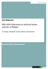 HIV/AIDS Education in selected urban schools of Malawi