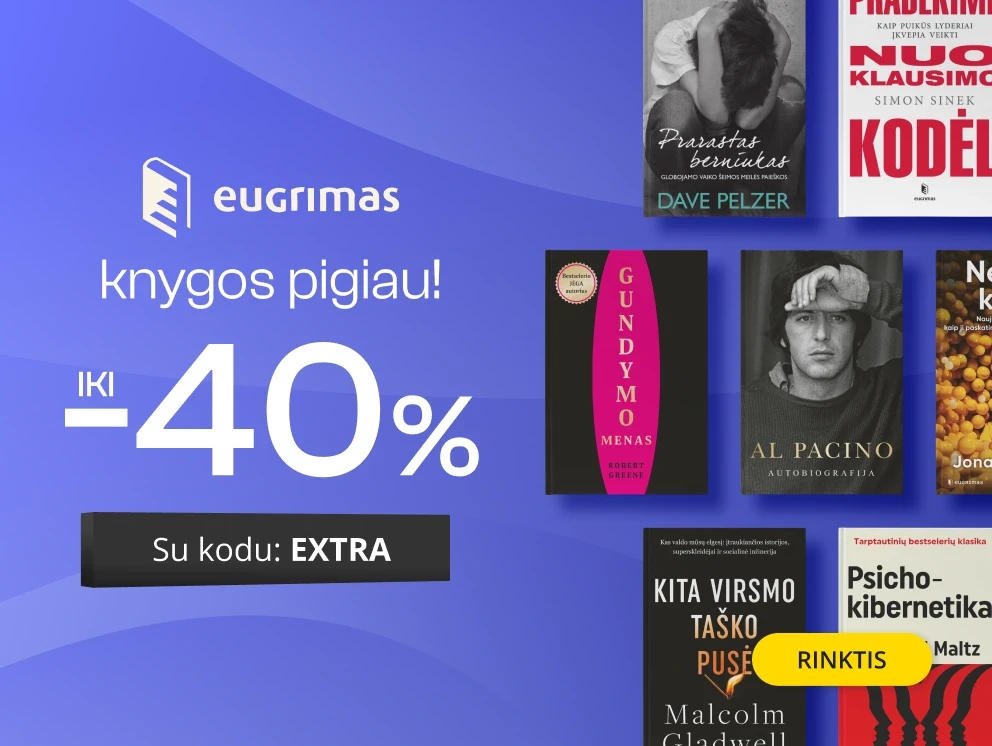 LEIDYKLOS EUGRIMAS KNYGOS - extra nuolaidos iki -40%!