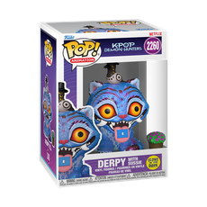 FUNKO POP! Vinilinė figūrėlė: KPOP Demon Hunters - Derpy with Sussie (Glow in the dark)