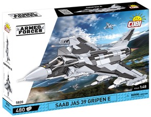 Bricks Armed Forces SAAB JAS 39 Gripen E, 480 detalių