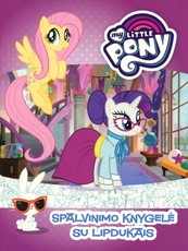 Mano mažieji poniai. Spalvinimo knygelė su lipdukais