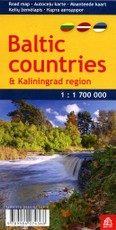 Baltijos šalių ir Kaliningrado regiono žemėlapis
