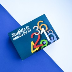 Sudėtis ir atimtis iki 10. Lavinamųjų kortelių rinkinys